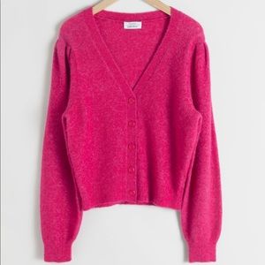 & Other Stories Pink Cardigan size Medium , New without tags